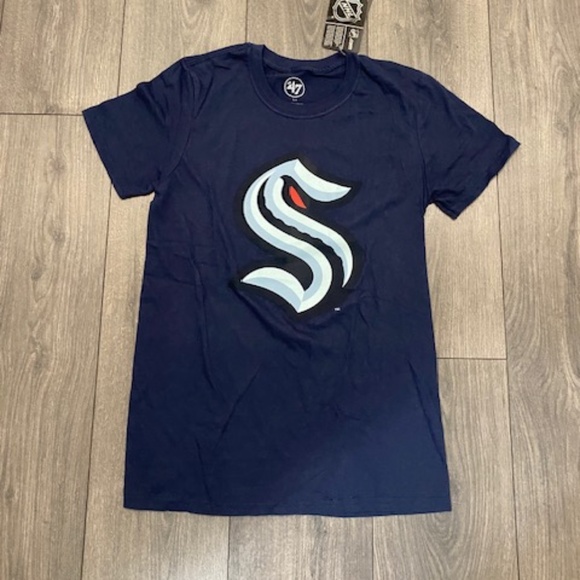 '47 Seattle Kraken Primary T-Shirt NWT - Picture 1 of 4
